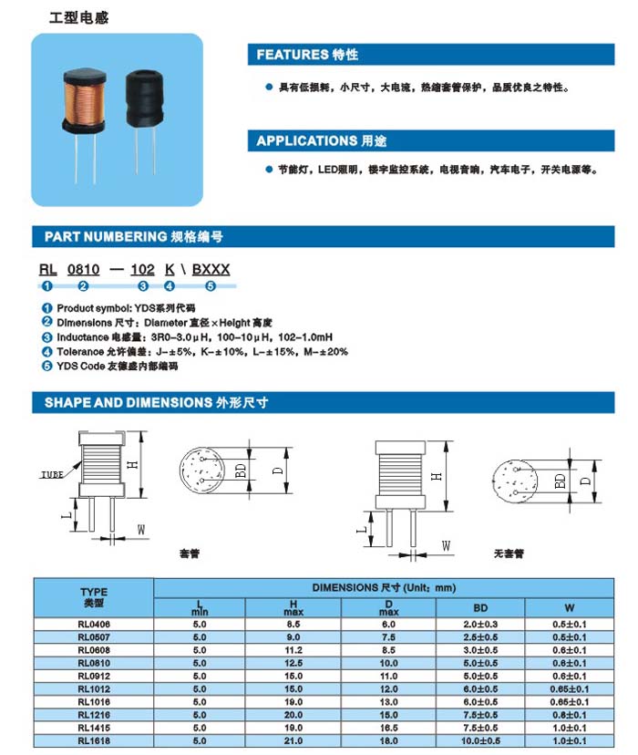 工型电感介绍